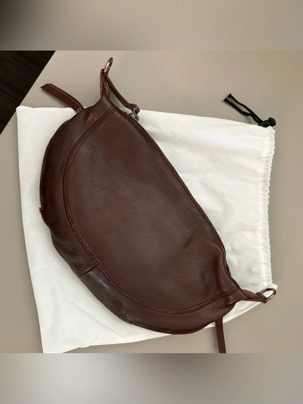 Latico Leathers Crosby Sling Crossbody in Soft Brown Leather 🐻 - Picture 3 of 13